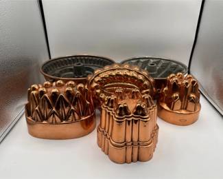 Vintage Copper Moulds