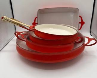 Set Of 5 Vintage Cookware Including Dansk