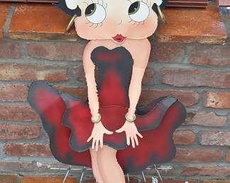 Vintage Betty Boop Wall Decor Metal