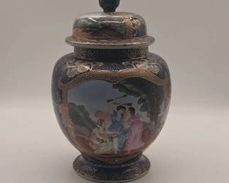 Limoges Hand Painted Vase