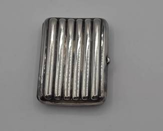 Sterling Silver Cigarette Case