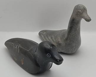Early Soapstone Bird Carvings