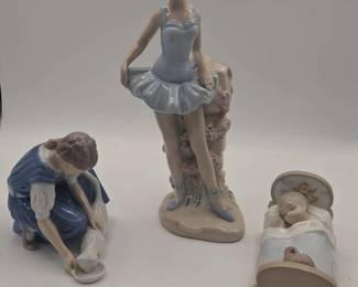 Vintage Porcelain Figurines, Bing Grondahl, Zaphir, Sanbo