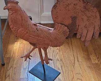 008 Iron Rooster Weathervane Heavy