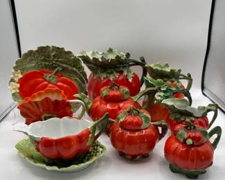 Royal Bayreuth Ceramic Pumpkin Set
