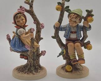 Goebel Hummel Apple Tree Girl And Apple Tree Boy 10H