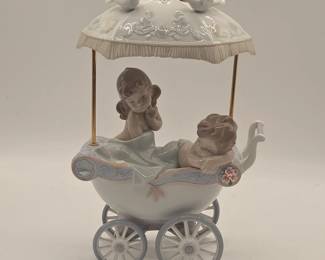 Lladro Shh...Let Him Sleep,