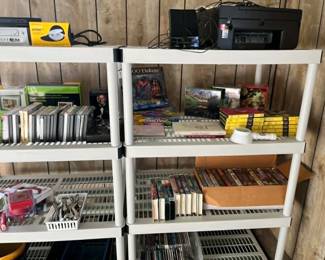 nancy drew, CD's, DVD's, baking stuff, Disney, printer, 