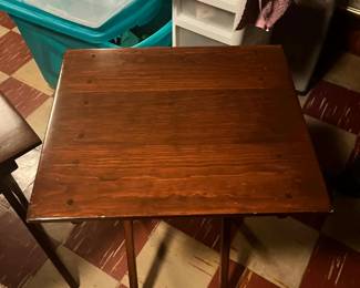 handmade tv tables with roller cart