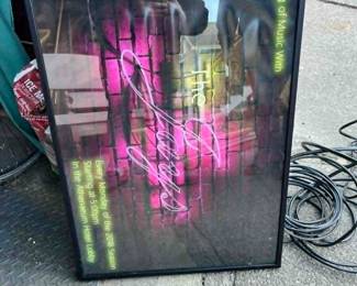 large steel and glass picture frame