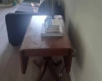 Solid wood pedestal base brass mechanisms 45.00
