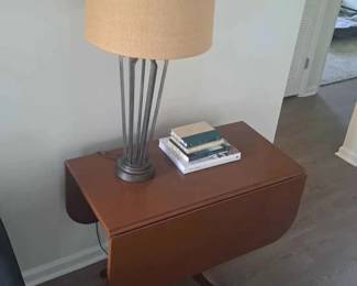  45.00  Could use a freshing up with paint  Mechanisms work as should  Wood pedestal brass fixtures 