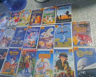 So clean and new looking.  Each vhs works properly  no damage individually priced 