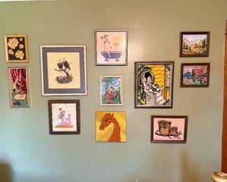 Vintage needlepoint collection