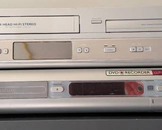 Philips DVDR 615 & DVP-3150V/37 VCR/DVD