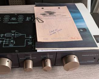 Threshold SL10 Audiophile Pre-Amp with original receipt $1229 in '81