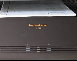Harman Kardon 2000 Professional Cassette Tape Deck Recorder w/remote
