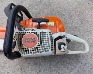 Another picture of Stihl chain saw