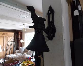 Cast iron dog bell