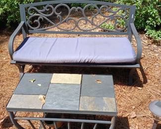 Bench and Table