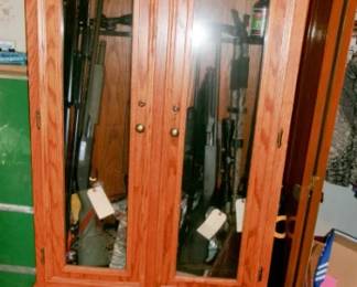 CUSTOM MADE GUN CABINET