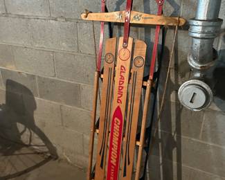 Vintage Paris sled