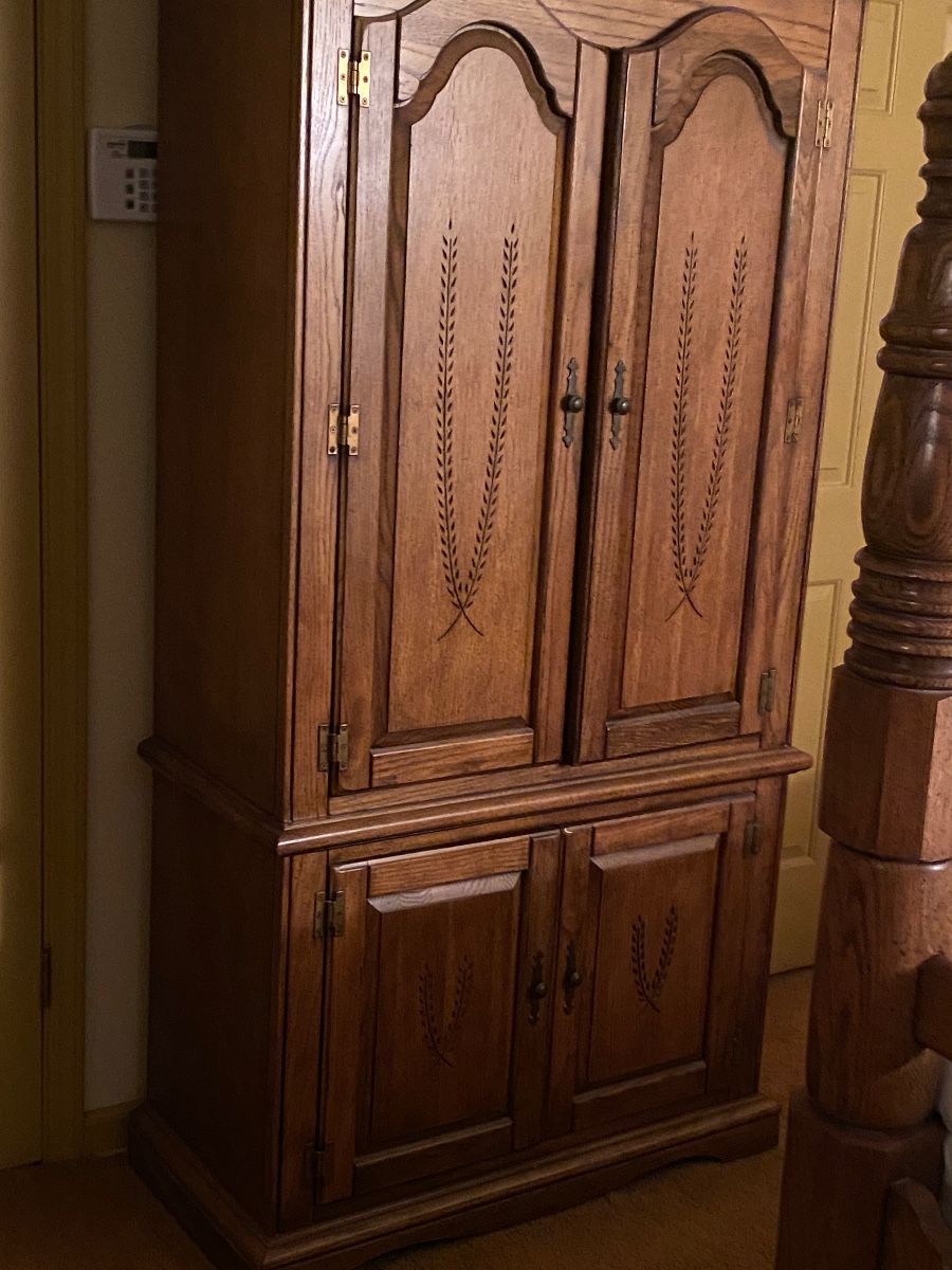 Nice Wood Linen Press. $450