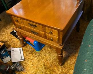 Wood End Table $200
