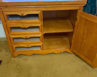 Solid Wood Changing Table $350