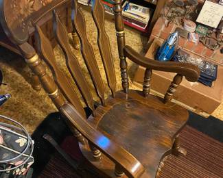 Beautiful Solid Wood Rocking Chair $175