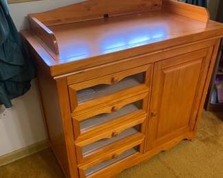 Solid Wood Changing Table $350