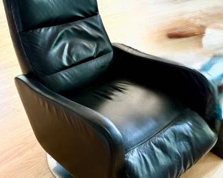 One of 2 Stressless Leather Recliners Original. Price $4,000 ea