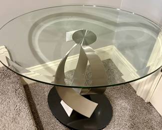 Contemporary Round Side Table