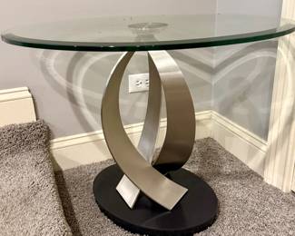 Contemporary Round Side Table
