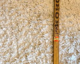Signed Hockey Stick by Chris Chelios, Andrew Shaw, Doug Wilson