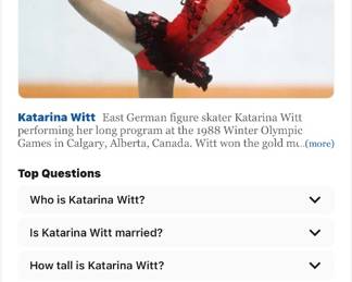 Katarina Witt Olympics, Movies, Height,  Facts Britannica