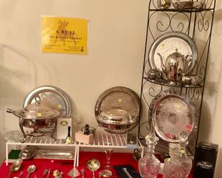 Silver plated items
