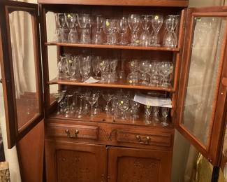 Cut stemware, presidential crystal made for White House 