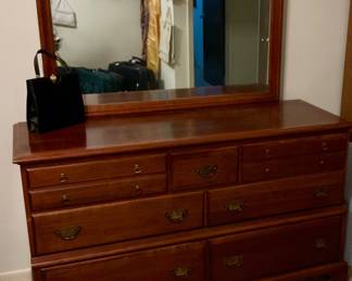 Mid century dresser with mirror