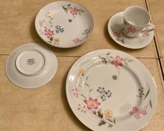 Set of vintage Mikasa dinnerware