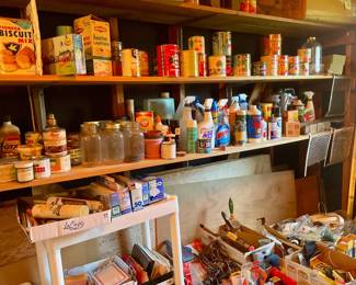 Vintage cans, cleaners , Hardware