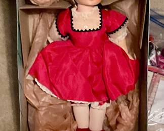 Baby doll in box