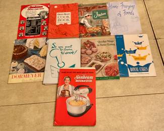 Vintage cook books