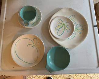 Russell wright Melmac dinnerware service for 10+
