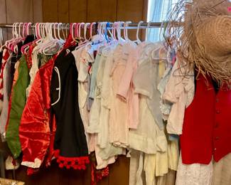 Children’s hand made costumes and dresses