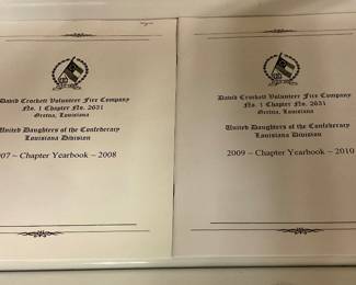 Davie cricket volunteer firefighter yearbooks