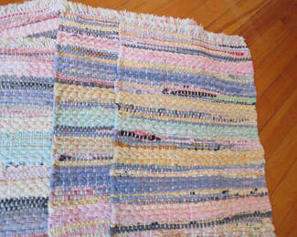 Lot 66: 4 Rag Rug Placemats