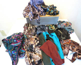 Lot 51: Collection of Designer Silk Scarves