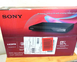 Lot 40: Sony DVD-SR510H Upscaling Player New in Box