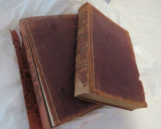 Lot 70: 1900 Antique New Library Vol 1 and 2 Poetry Song Books